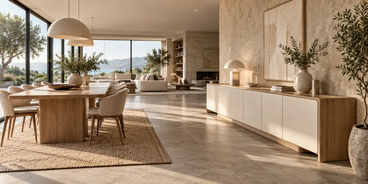 Le buffet meuble design structure l’espace et organise le quotidien