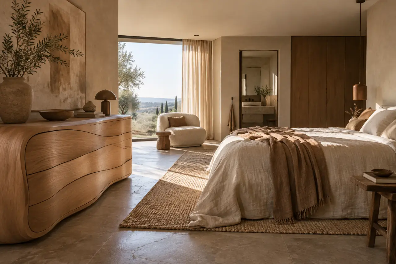 Un meuble de chambre design crée une harmonie durable, sans effet catalogue